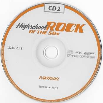 10CD/Box Set Various: Highschool Rock Of The 50s 16105