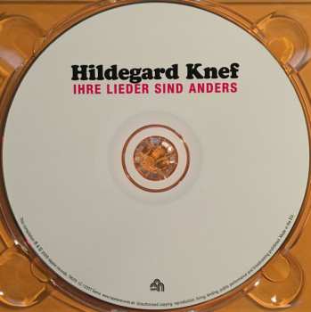 CD Various: Hildegard Knef - Ihre Lieder Sind Anders 188635