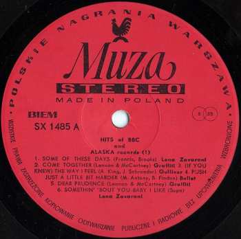 LP Various: Hits Of BBC And Alaska Records 1 410436
