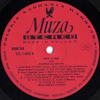 LP Various: Hits Of BBC And Alaska Records 1 410436