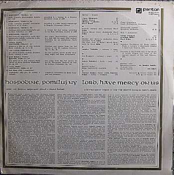 LP Various: Hospodine, Pomiluj Ny / Lord, Have Mercy On Us (One Thousand Years Of Life, The Oldest Song In Czech Music) 278082