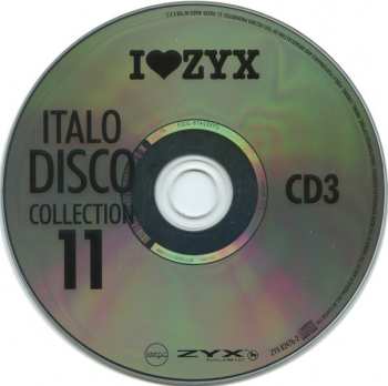 3CD Various: I Love ZYX Italo Disco Collection 11 503459