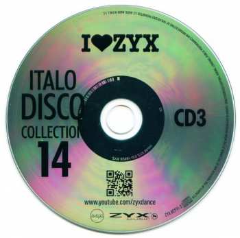 3CD Various: I Love ZYX Italo Disco Collection 14 375650