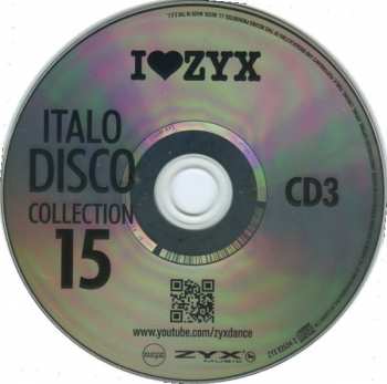 3CD Various: I Love ZYX Italo Disco Collection 15 251490