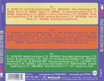 3CD Various: I Love ZYX Italo Disco Collection 28 518114