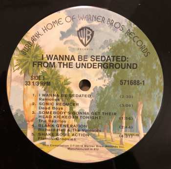 2LP Various: I Wanna Be Sedated: From The Underground - Celebrating 60 Years Of Warner Bros. Records 49453