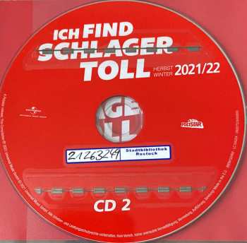 2CD Various: Ich Find Schlager Toll Herbst / Winter 2021/22 445622