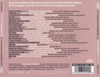 CD Various: If I Have To Wreck L.A. (Kent & Modern Records Blues Into The 60s Vol. 2) 233427