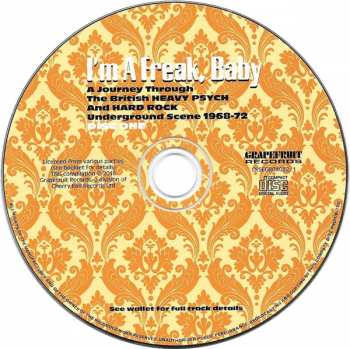 3CD/Box Set Various: I'm A Freak, Baby... A Journey Through The British Heavy Psych And Hard Rock Underground Scene 1968-72 147739