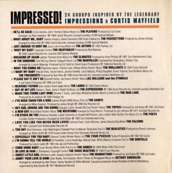 CD Various: Impressed! (24 Groups Inspired By The Legendary Impressions & Curtis Mayfield) 277447