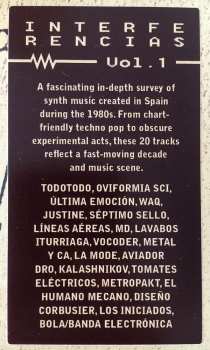2LP Various: Interferencias Vol. 1 - Spanish Synth Wave 1980-1989 71624