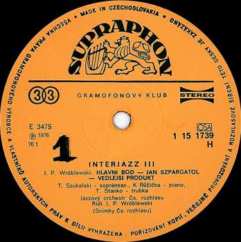 LP Various: Interjazz 3 50291