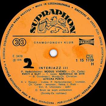 LP Various: Interjazz 3 50291