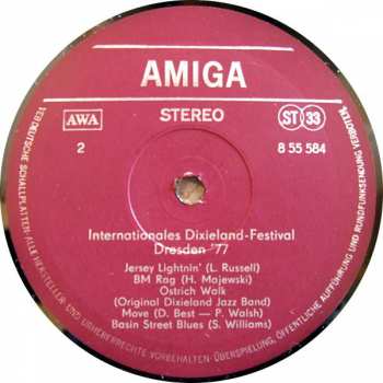 LP Various: Internationales Dixieland Festival Dresden '77 50399