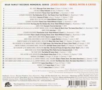 CD Various: James Dean -  Rebel With A Cause 447522