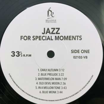 LP Various: Jazz For Special Moments 66589