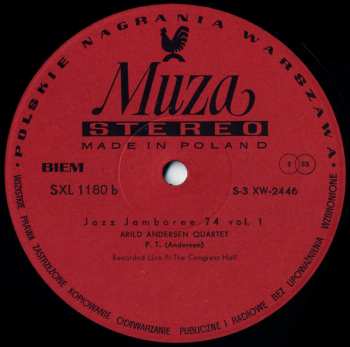 LP Various: Jazz Jamboree 74 Vol. 1 50390