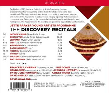 CD Various: Jette Parker Young Artists: The Discovery Recitals 483703