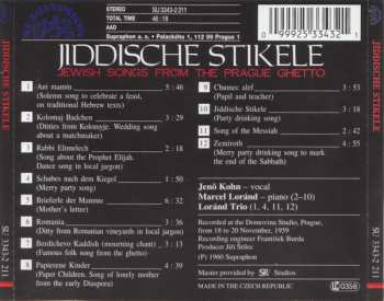 CD Various: Jiddische Stikele (Jewish Songs From The Prague Ghetto) 18607