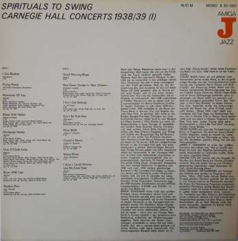 LP Various: Spirituals To Swing - Carnegie Hall Concerts 1938/39 (1) 533250