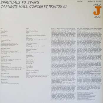 LP Various: Spirituals To Swing - Carnegie Hall Concerts 1938/39 1 + 2 (2xLP) 52956