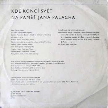 LP Various: Kde Končí Svět (Na Paměť Jana Palacha) 125202