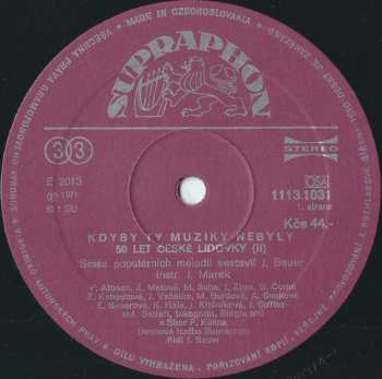 LP Various: Kdyby Ty Muziky Nebyly - 50 Let České Lidovky (2) 367938