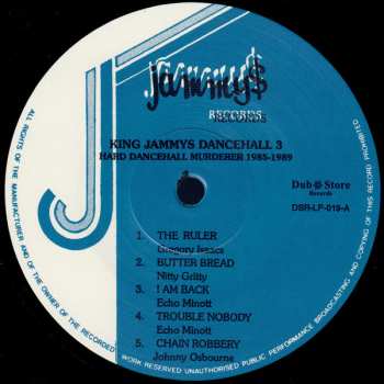 2LP Various: King Jammys Dancehall 3: Hard Dancehall Murderer 1985-1989 353819