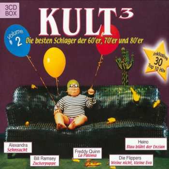 3CD Various: Kult³ Die Besten Schlager Der 60'er, 70'er Und 80'er Volume 2 535573