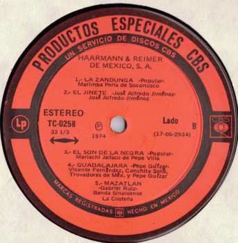 LP Various: La Musica De México 541664