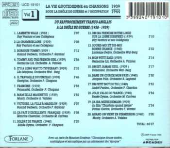 CD Various: La Vie Quotidienne En Chansons Sous La Drôle de Guerre Et L'Occupation 1939 - 1944 (Vol. 1) 270786