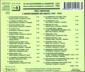 CD Various: La Vie Quotidienne En Chansons Sous La Drôle de Guerre Et L'Occupation 1939 - 1944 (Vol. 6) 287797