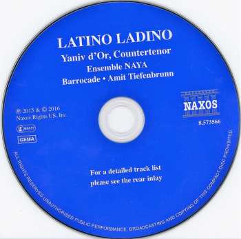 CD Various: Latino Ladino, Songs Of Exile And Passion 112570