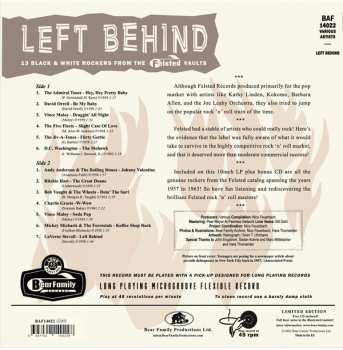 CD/EP Various: Left Behind (13 Black & White Rockers From The Felsted Vaults) LTD | CLR 417566