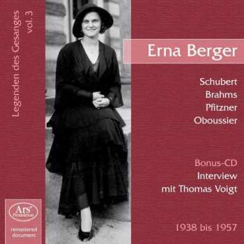 Various: Legenden Des Gesanges Vol.3 - Erna Berger