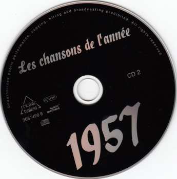 2CD Various: Les Chansons De L'Année 1957 405564