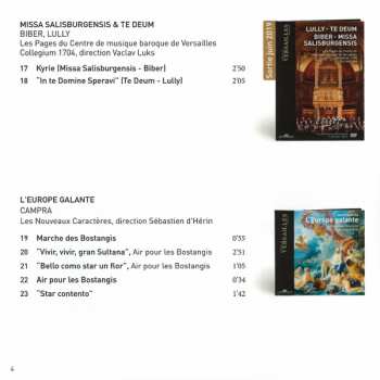 CD Various: Les Grandes Eaux De Versailles (Musiques Des Fêtes Royales) 317264