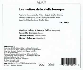 CD Various: Les Maîtres de la Vielle Baroque (French Music For Hurdy-gurdy) 146766