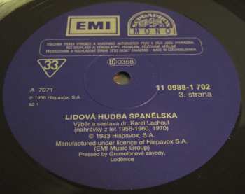 2LP Various: Lidová Hudba Španělska 42074