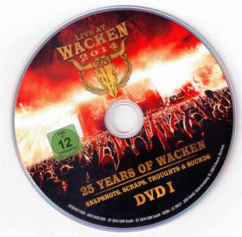 3DVD Various: Live At Wacken 2014 - 25 Years of Wacken 498834