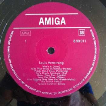 LP Various: Louis Armstrong / Oldtime Jazz 50221