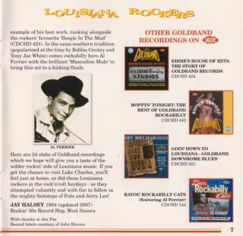 CD Various: Louisiana Rockers 250762