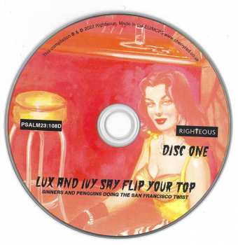 2CD Various: Lux And Ivy Say Flip Your Top (Sinners And Penguins Doing The San Francisco Twist) 418630