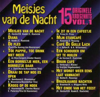 CD Various: Meisjes Van De Nacht - 15 Originele Kroegenhits Vol.1 329190
