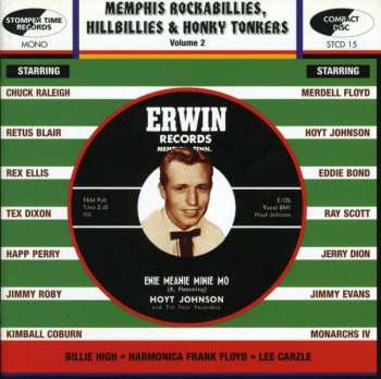 Various: Memphis Rockabillies, Hillbillies & Honky Tonkers Volume 2: The Erwin Records Story