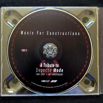 2CD Various: Music For Constructions: A Tribute To Depeche Mode DIGI 393893
