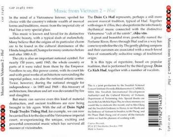 CD Various: Music From Vietnam 2 - The City Of Huế 327126