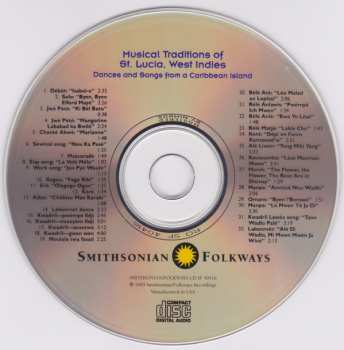 CD Various: Musical Traditions Of St. Lucia, West Indies 322762