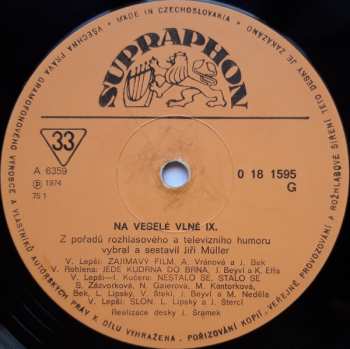 LP Various: Na Veselé Vlně IX. 535555
