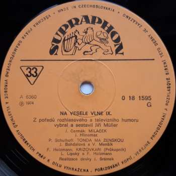 LP Various: Na Veselé Vlně IX. 535555